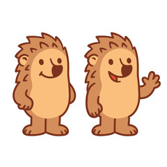 Cute cartoon Hedgehog