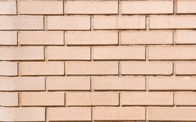 A wall of light bricks. Background, texture