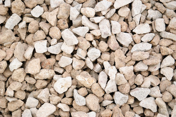Secondary crushed stone. Background, texture
