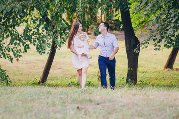 Obraz premium family in park