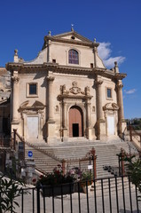 Naklejka premium Historische Stadt Ragusa - Commissario Montalbano