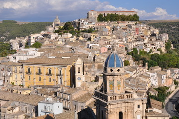 Obraz premium Historische Stadt Ragusa - Commissario Montalbano