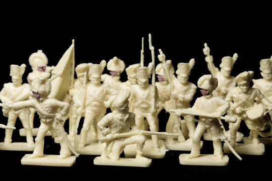 Collection of Plastic Toy Soldiers
