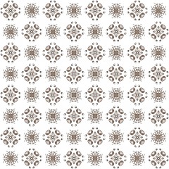 Seamless texture with 3D rendering abstract fractal brown pattern