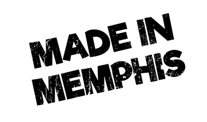 Made In Memphis rubber stamp. Grunge design with dust scratches. Effects can be easily removed for a clean, crisp look. Color is easily changed.