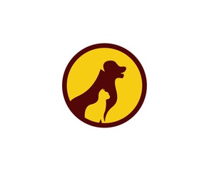 Dog cat logo