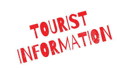 Tourist Information rubber stamp. Grunge design with dust scratches. Effects can be easily removed for a clean, crisp look. Color is easily changed.