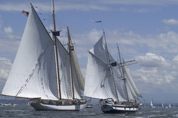 Fototapeta na wymiar Tall Ships