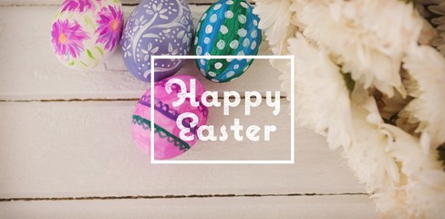 Composite image of happy easter