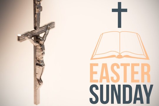 Composite image of easter sunday logo