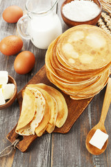 Pancakes with butter