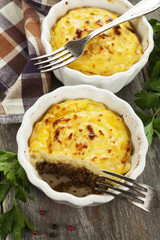Potato casserole with meat