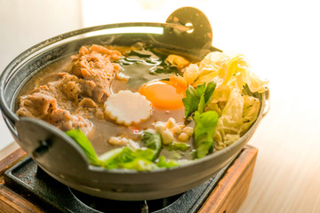 Japanese Sukiyaki , healthy food for health lover