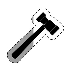 hammer tool isolated icon