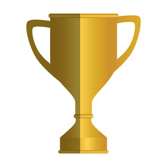 trophy cup isolated icon