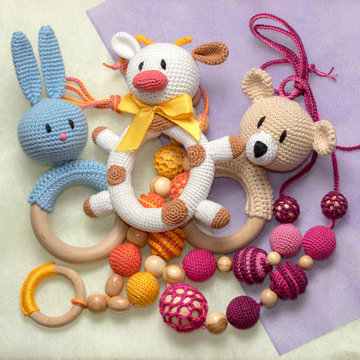 homemade amigurumi toys for toddlers.