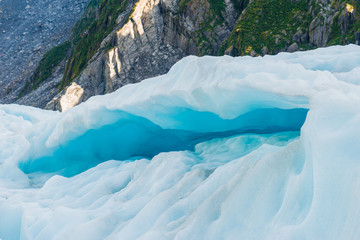 Grotte des glaciers Fox, île du Sud, Nouvelle-Zélande