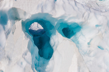 FOX Glacier cave, Southern island, New Zealand