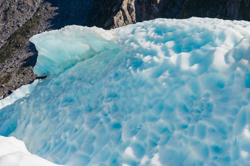 Fox glaciers close-up, Southern island, New Zealand