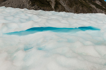 FOX Glacier cave, Southern island, New Zealand