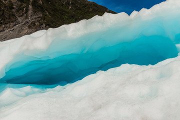 FOX Glacier cave, Southern island, New Zealand