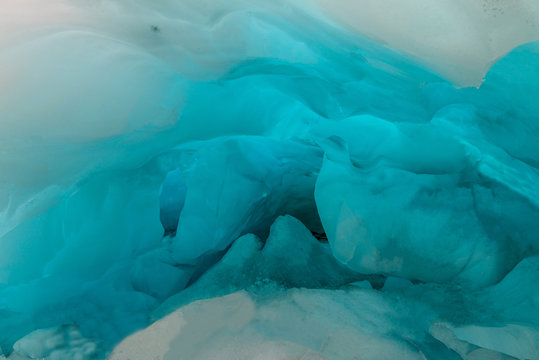 FOX Glacier cave, Southern island, New Zealand
