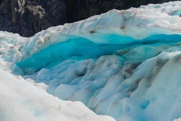 Deurstickers Gletsjers Fox glaciers Southern island, New Zealand