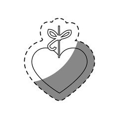 love card with hearts