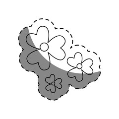 cute floral frame decorative