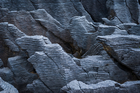 The Pancake Rocks, Paparoa National Park, New Zealand. 