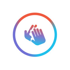 Line App Design Three Colors