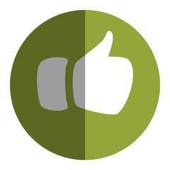 hand like social icon