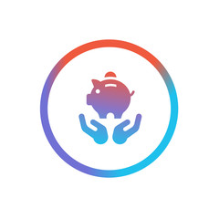 Fototapeta premium Line App Design Three Colors