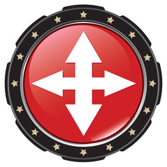 Obraz premium cross icon