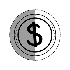 coin money isolated icon