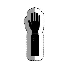 hand human isolated icon