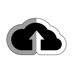 cloud computing isolated icon