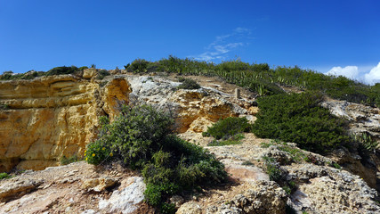 rocks of marinha beach