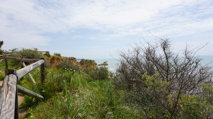 Fototapeta premium trail and sand dunes