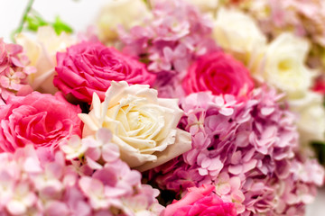 bunch of beautiful fresh rose