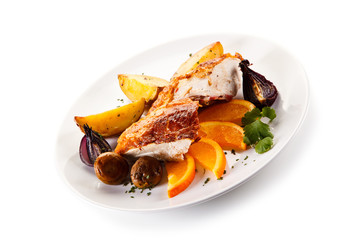 Roast chicken fillet