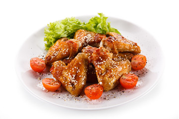Roast chicken wings