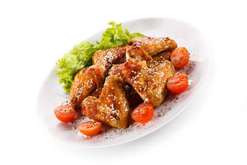 Roast chicken wings