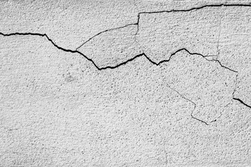 Naklejka premium Crack old wall background.