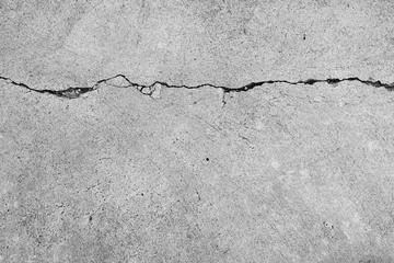 Foto op Canvas Crack concrete texture background, Vintage concept. © r_tee