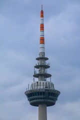 Spitze des Mannheimer Fernmeldeturms