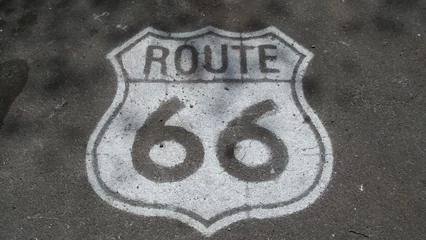 Deurstickers route 66 © Simone