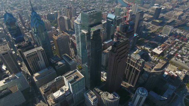Aerial Pennsylvania Philadelphia September 2016 4K