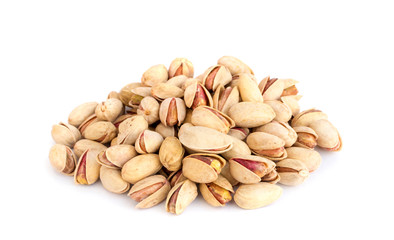 Heap of Salted Pistachios Isolated
