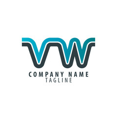 Initial Letter Linked Design Logo